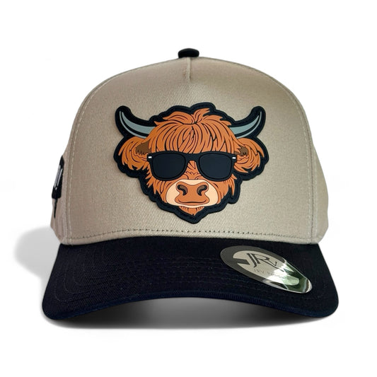 Mini Cow - Khaki & Black